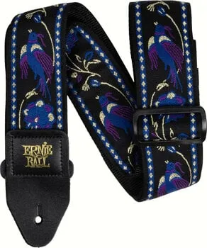 Ernie Ball Classic Jacquard GuitarBass Strap Textil gitár heveder Purple Pleasant Pheasant