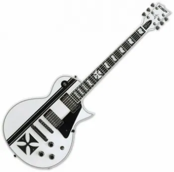 ESP Iron Cross James Hetfield Snow White Elektromos gitár