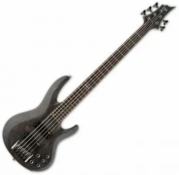 ESP LTD B-205SM SeeThru Black Elektromos basszusgitár (Csak kicsomagolt)