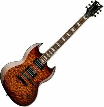 ESP LTD VIPER-256 Dark Brown Sunburst Elektromos gitár (Használt )