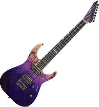 ESP M-II 7 NT Purple Natural Fade Elektromos gitár