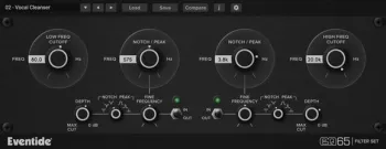 Eventide EQ65 Filter Set (Digitális termék)