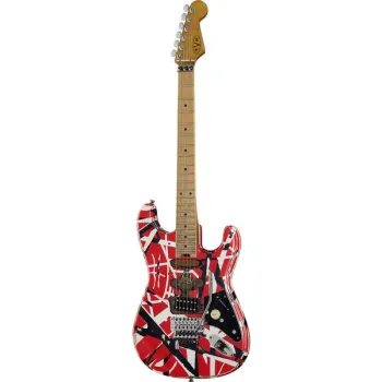 Evh Frankie Striped MN Relic RWB