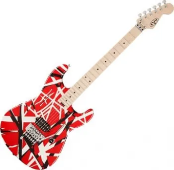 EVH Stripe Series Red with Black Stripes Elektromos gitár (Használt )