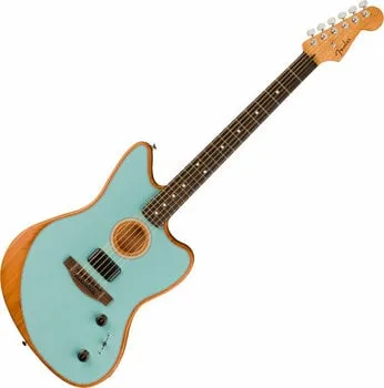 Fender Acoustasonic Player Jazzmaster Ice Blue Elektroakusztikus gitár (Használt )