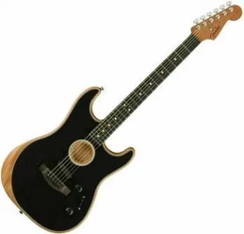 Fender American Acoustasonic Stratocaster Fekete (Használt )