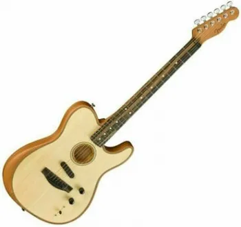 Fender American Acoustasonic Telecaster Natural Elektroakusztikus gitár (Csak kicsomagolt)