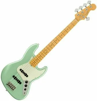 Fender American Professional II Jazz Bass V MN Mystic Surf Green Elektromos basszusgitár