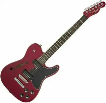 Fender Jim Adkins JA-90 Telecaster Thinline IL Crimson Red Transparent Elektromos gitár (Csak kicsomagolt)