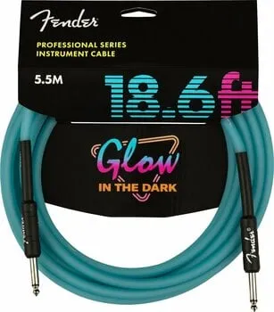 Fender Professional Glow in the Dark Kék 5,5 m Egyenes - Egyenes