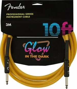 Fender Professional Glow in the Dark Narancssárga 3 m Egyenes - Egyenes