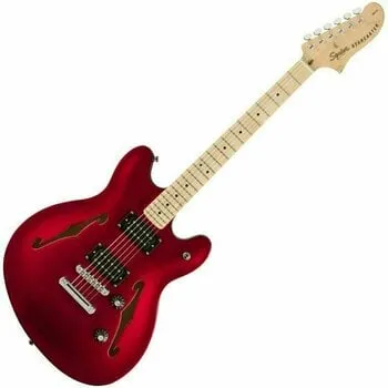 Fender Squier Affinity Series Starcaster MN Candy Apple Red (Sérült)