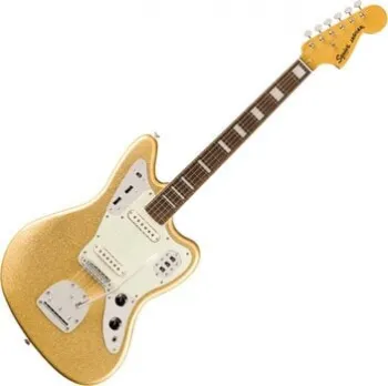 Fender Squier FSR Classic Vibe 70s Jaguar LRL Gold Sparkle Elektromos gitár (Sérült)