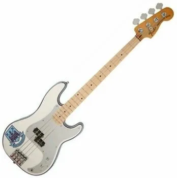 Fender Steve Harris Precision Bass MN Olympic White Elektromos basszusgitár