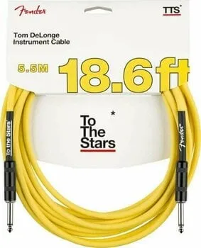 Fender Tom DeLonge 18.6´ To The Stars Instrument Cable Sárga 5,5 m Egyenes - Egyenes