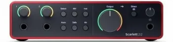 Focusrite Scarlett 2i2 4th Gen USB Audio interfész (Csak kicsomagolt)