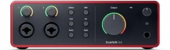 Focusrite Scarlett 4i4 4th Gen USB Audio interfész