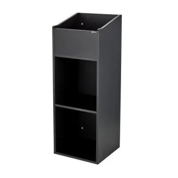 Fun Generation Vinyl Rack Three Top Black