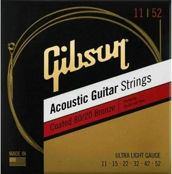 Gibson Coated 8020 Bronze 11-52