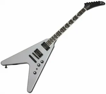 Gibson Dave Mustaine Flying V Silver Metallic Elektromos gitár (Sérült)