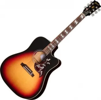 Gibson Hummingbird Studio EC Tri-Burst Satin Elektroakusztikus gitár