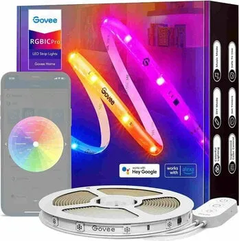 Govee WiFi RGBIC Smart PRO LED strap 10m Stúdiófény