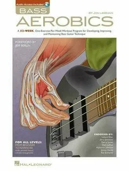 Hal Leonard Bass Aerobics Book with Audio Online Kotta
