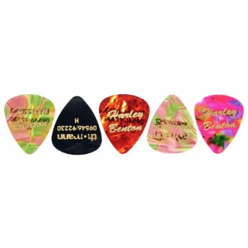 Harley Benton Guitar Pick Heavy 5 Pack