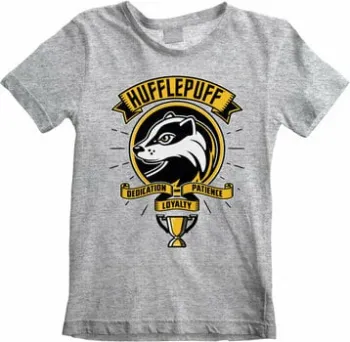 Harry Potter Ing Comic Style Hufflepuff Heather Grey 5 - 6 év