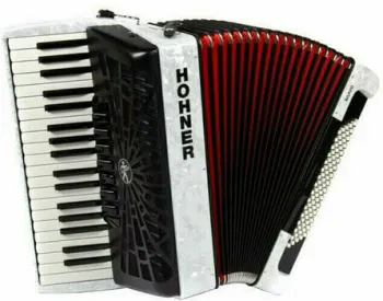 Hohner Bravo III 96 Billentyűs harmonika White