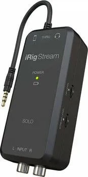 IK Multimedia iRig Stream Solo iOS és Android Audio interfész