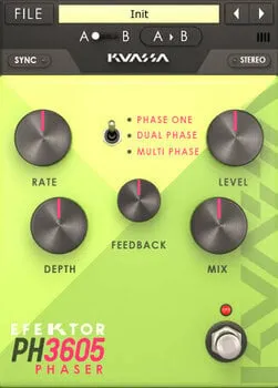 KUASSA Efektor PH3605 Phaser (Digitális termék)