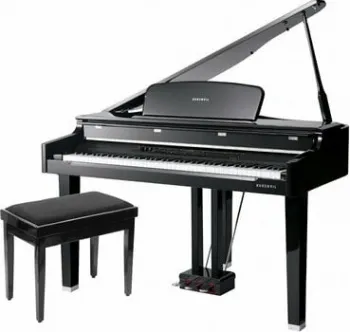 Kurzweil MPG200 Digitális grand zongora Polished Ebony (Használt )