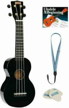 Mahalo MR1-BK SET Black Szoprán ukulele