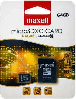 Maxell 64 GB 45008032 Micro SDXC 64 GB Memóriakártya