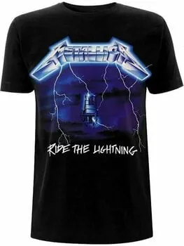 Metallica Unisex Ride The Lightning Tracks Black