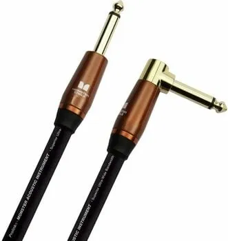 Monster Cable Prolink Acoustic 21FT Instrument Cable Fekete 6,4 m Pipa - Egyenes