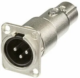 Neutrik NA3MDF Adaptor XLR-XLR