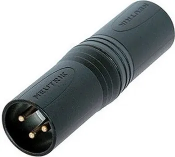 Neutrik NA3MM-B Adaptor XLR-XLR