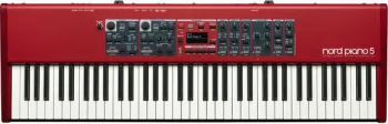 NORD Piano 5 73 Színpadi zongora Red (Csak kicsomagolt)