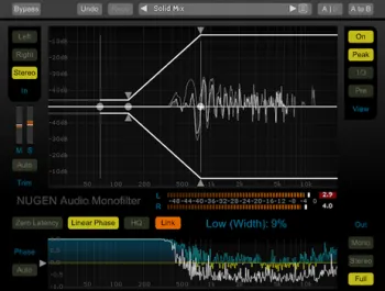 Nugen Audio Monofilter (Digitális termék)