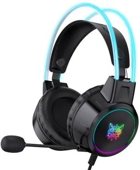 Onikuma X15 PRO Double-Head Beam RGB Wired Gaming Headset Fekete PC headset