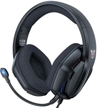 Onikuma X27 RGB Ergonomic Wired Gaming Headset Noise Canceling Mic Fekete PC headset