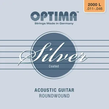 Optima 2000.L Silver Acoustic Light Akusztikus gitárhúrok