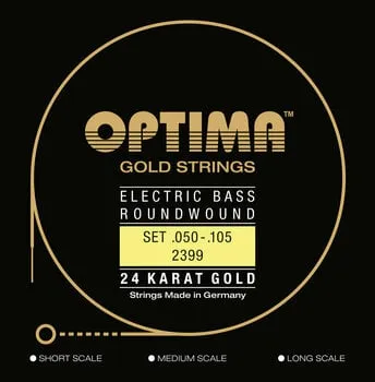 Optima 2399.L 24K Gold Strings Long Scale Medium Basszusgitár húr