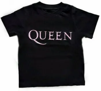 Queen Pink Logo Kids Black