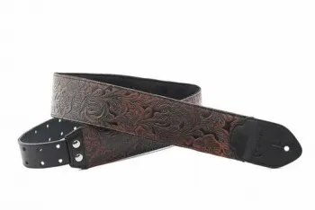 RightOnStraps Leathercraft Blackguard Gitárszíj Black