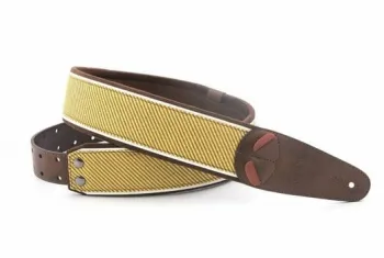 RightOnStraps Mojo Textil gitár heveder Tweed Brown