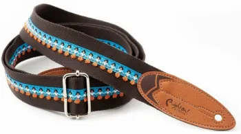 RightOnStraps Surf Textil gitár heveder Waimea Brown