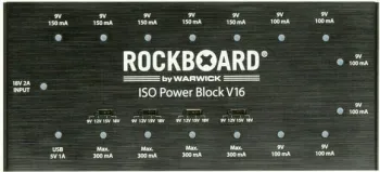 RockBoard ISO Power Block V16 Gitáreffekt tápegység (Csak kicsomagolt)